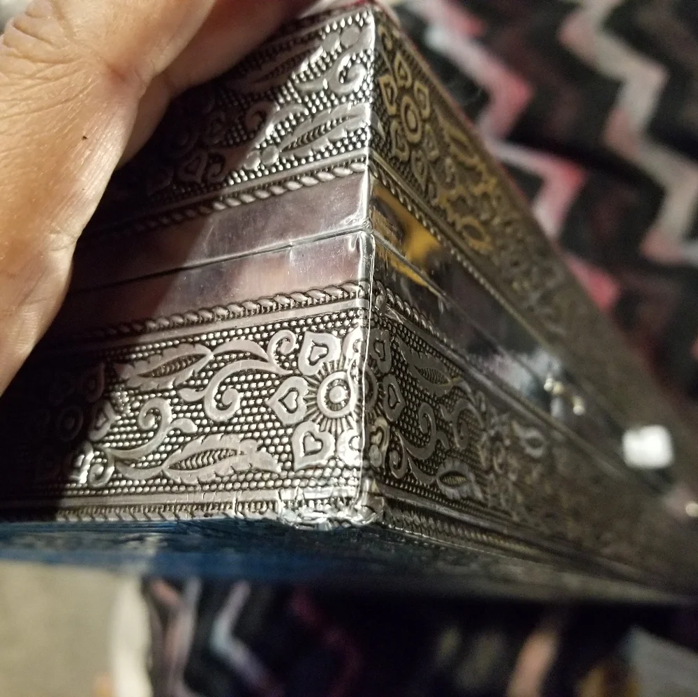 Gorgeous Large Aluminum Buddha Jewelry box